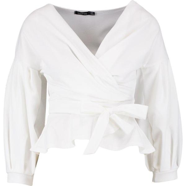 top Boohoo bianco