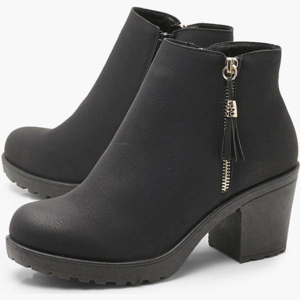 stivaletti Boohoo nero