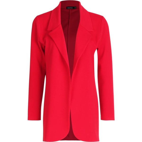 blazer Boohoo rosso