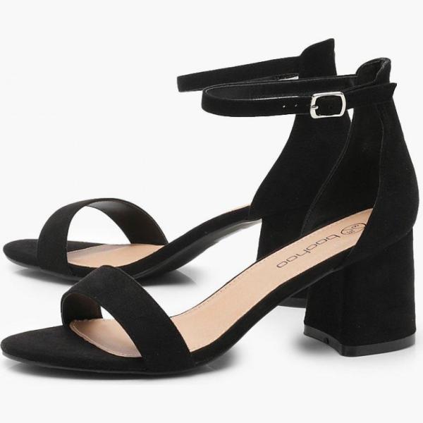 scarpa col tacco Boohoo nero