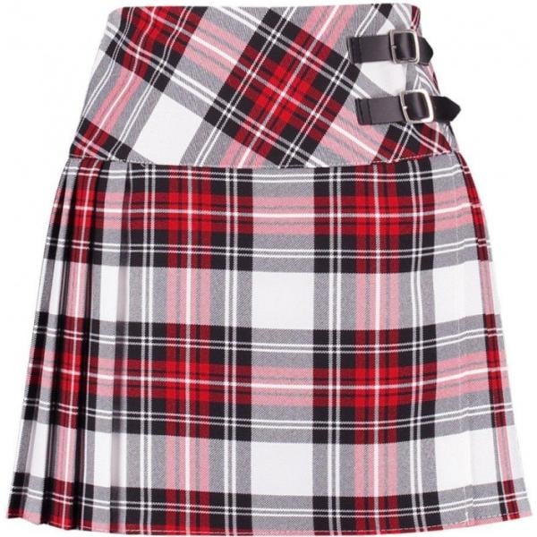 Gonnellino a quadri plissè Boohoo scozzese