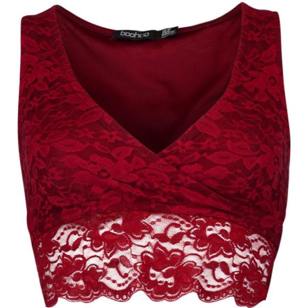 top Boohoo rosso