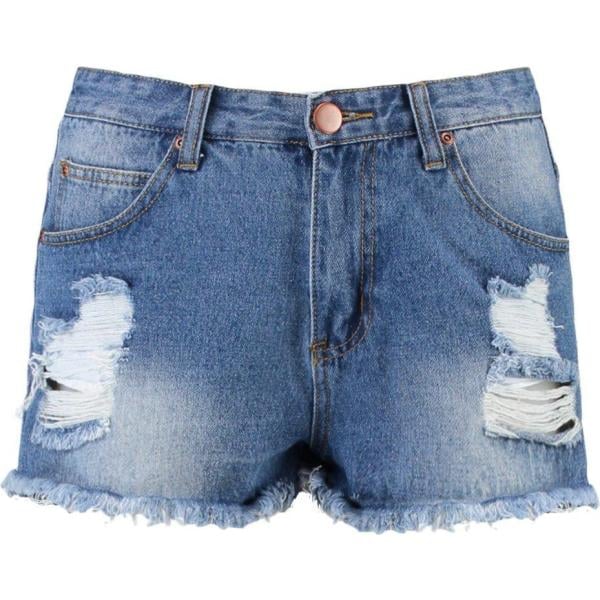 pantaloni corti Boohoo blu