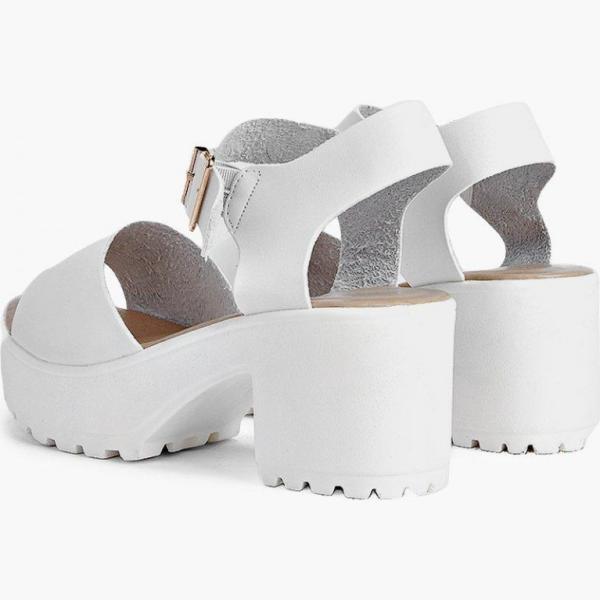 sandali Boohoo bianco