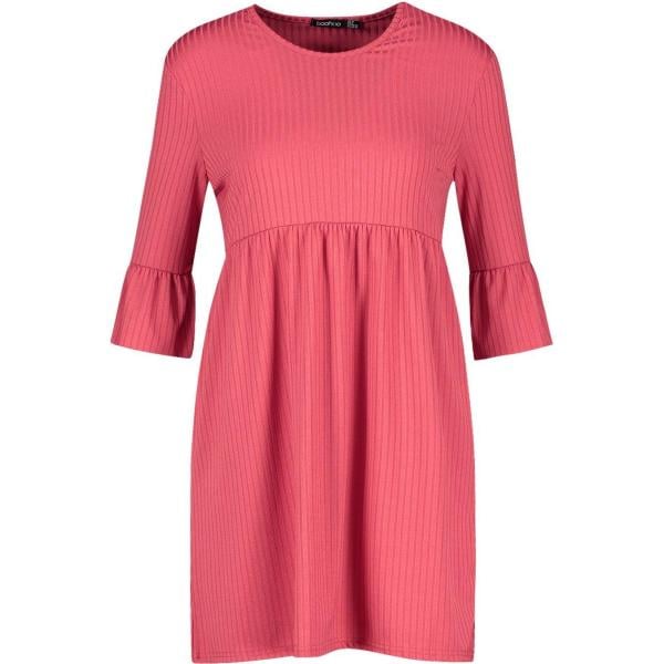 vestito Boohoo grigio a righe