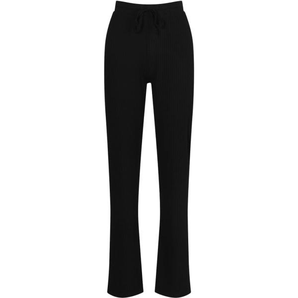 pantaloni a palazzo Boohoo nero
