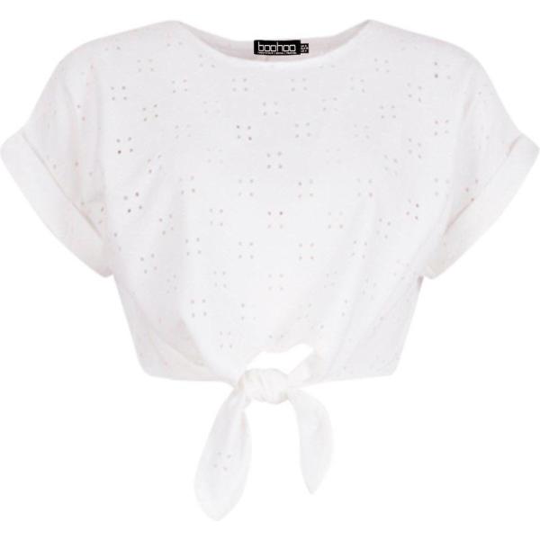 top Boohoo giallo