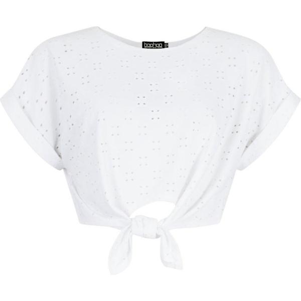 top Boohoo bianco