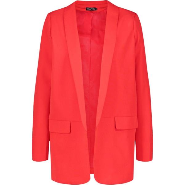 blazer Boohoo rosso