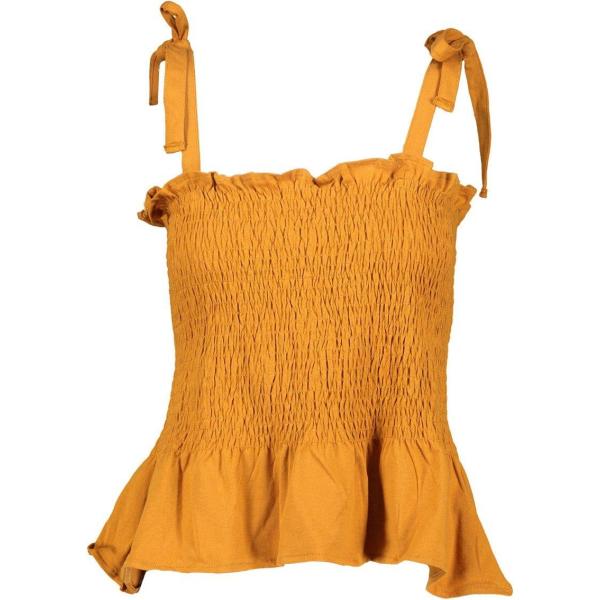 top Boohoo giallo
