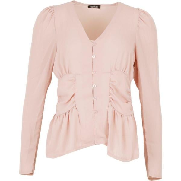 camicie Boohoo rosa