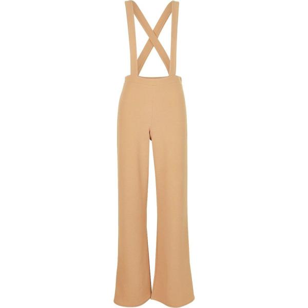 pantaloni a palazzo Boohoo marrone