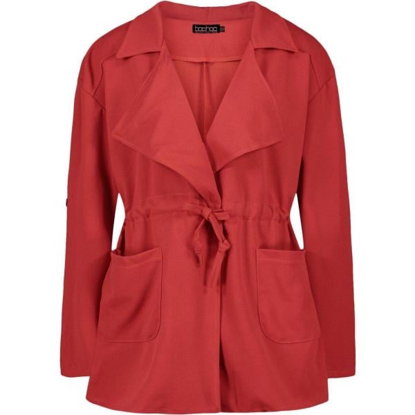 blazer Boohoo rosso