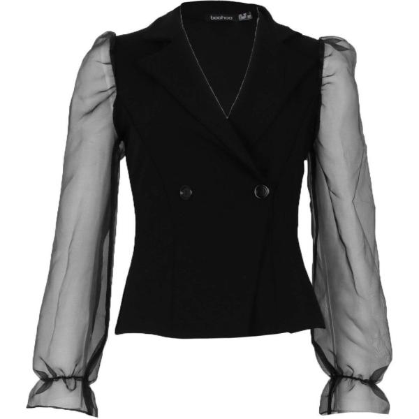 blazer Boohoo nero