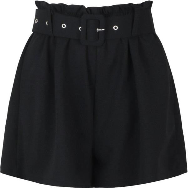 pantaloni corti Boohoo nero
