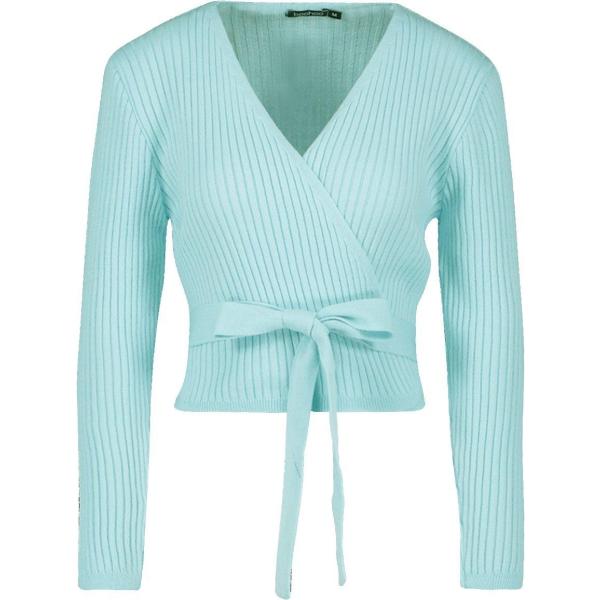 cardigan Boohoo blu