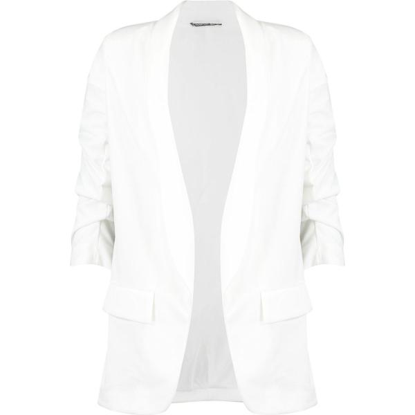 blazer Boohoo bianco
