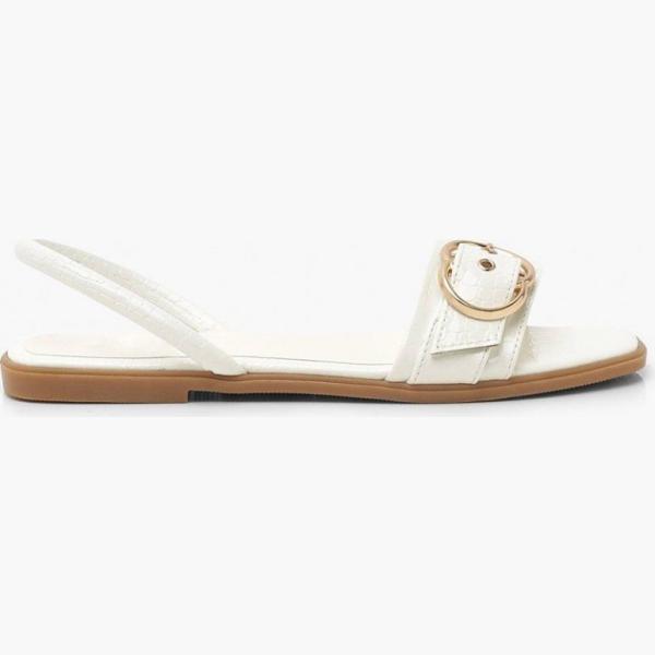 sandali Boohoo bianco
