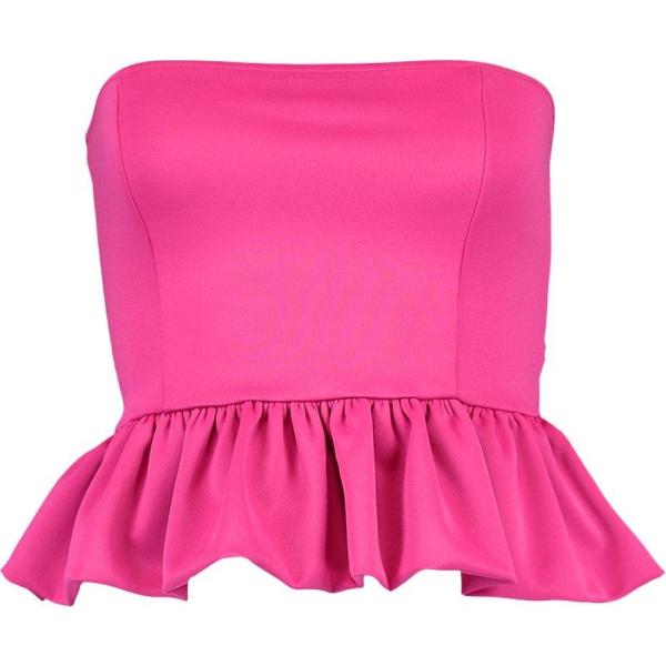 bralette Boohoo rosa