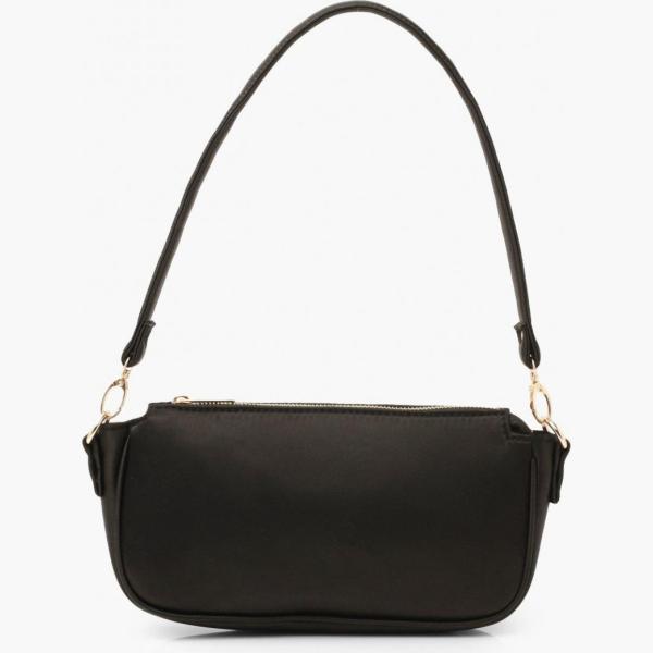 clutch Boohoo nero