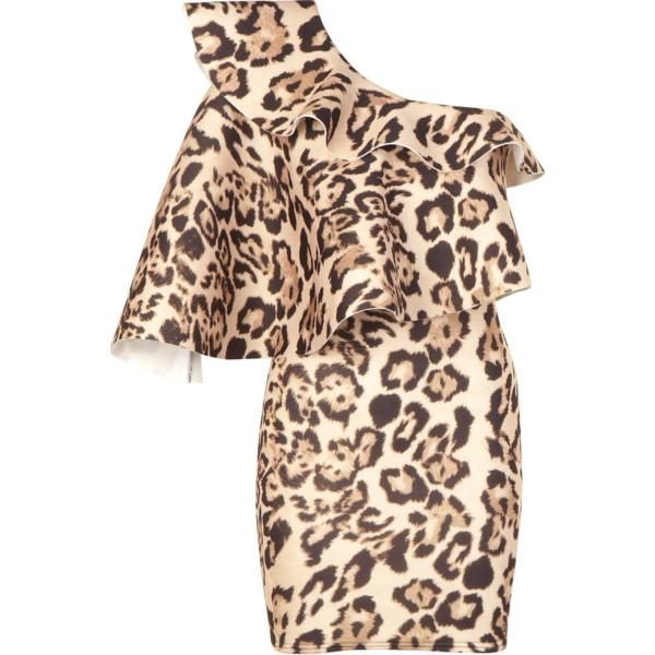 vestito corto Boohoo marrone