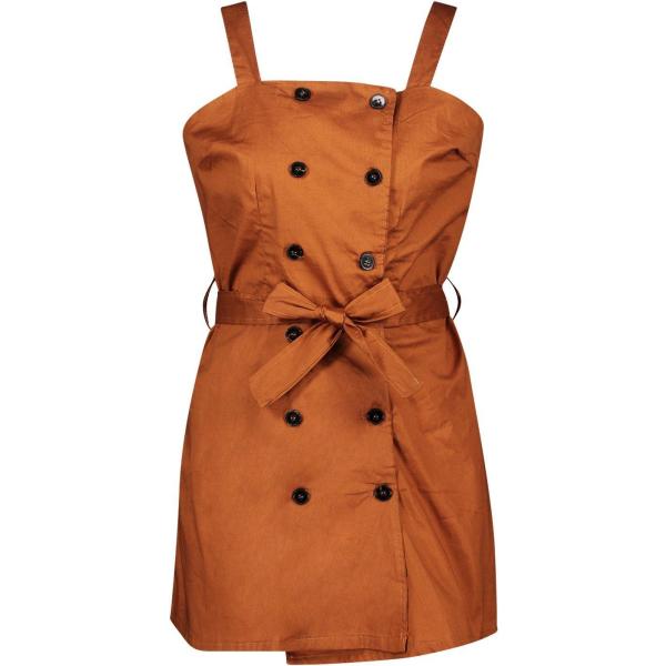 vestito Boohoo marrone