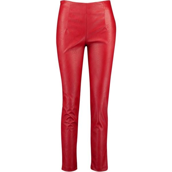 pantalone skinny Boohoo rosso