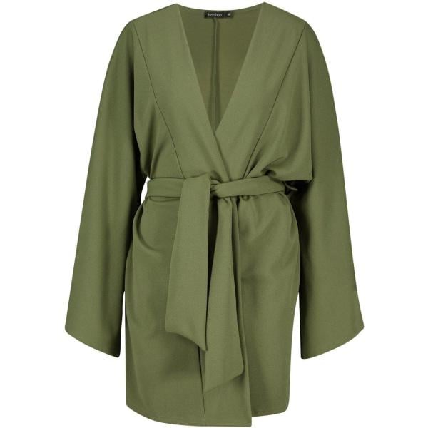 cardigan Boohoo verde