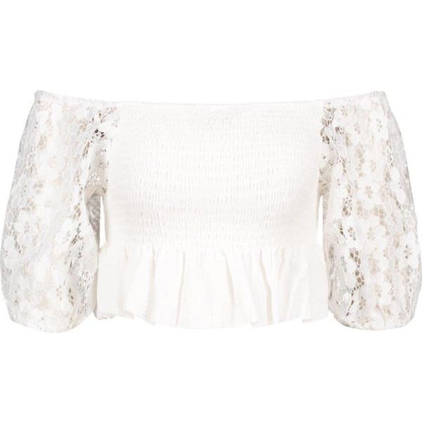 top Boohoo bianco