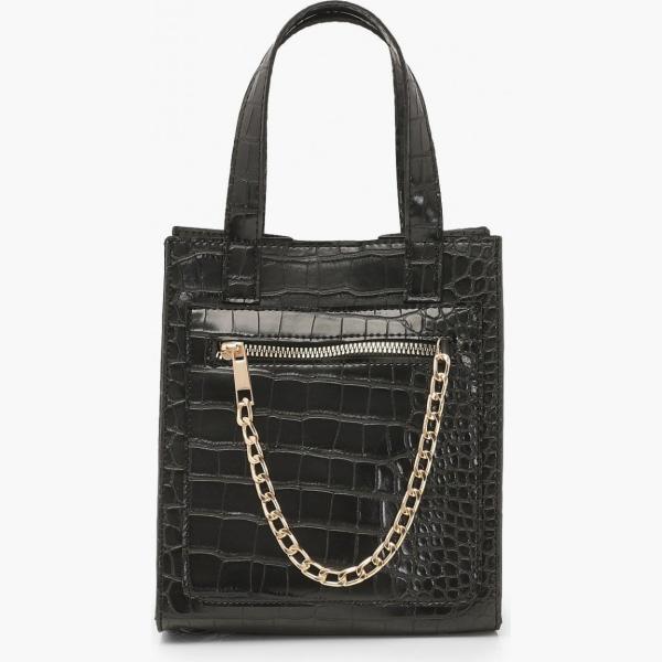 borsa tote Boohoo nero