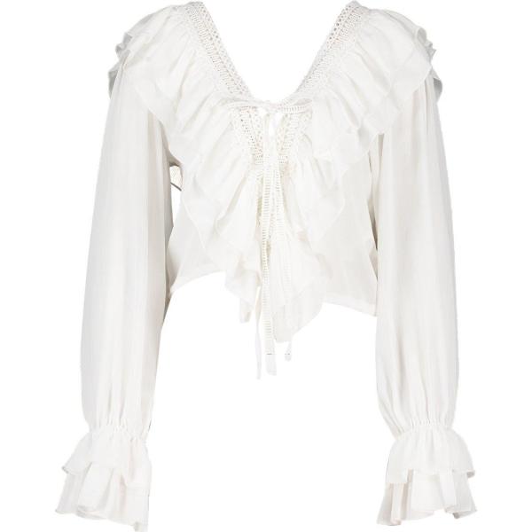 camicie Boohoo bianco