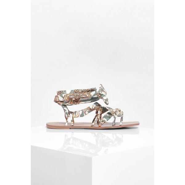 sandali Boohoo bianco