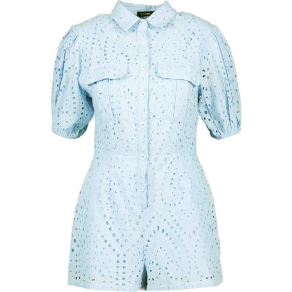 tuta corta Boohoo blu