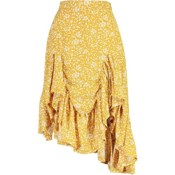 gonne longuette Boohoo giallo