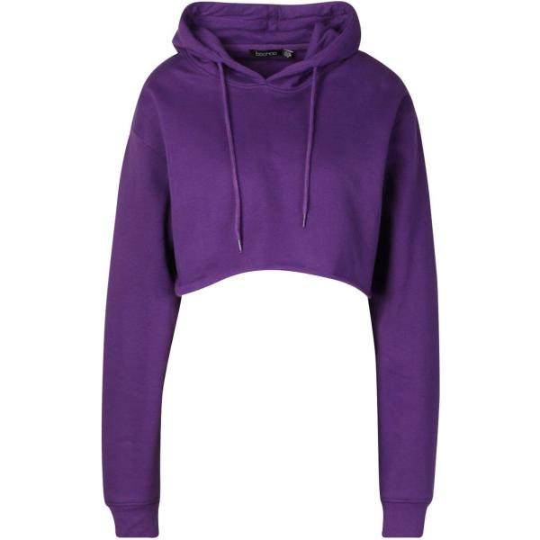 felpa con cappuccio Boohoo viola