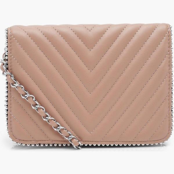 borsa a tracolla Boohoo rosa