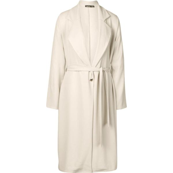 Cappotto wrap beige Boohoo