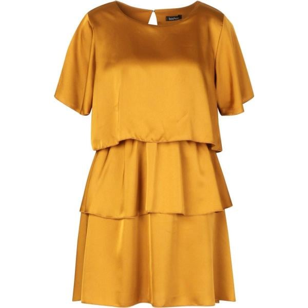 vestito Boohoo giallo