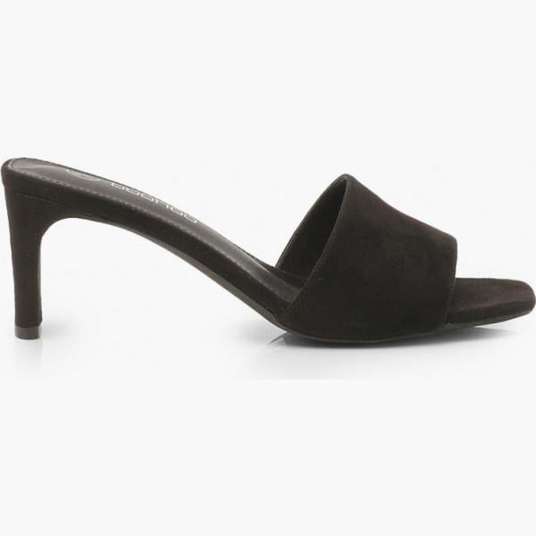 pantofole Boohoo nero
