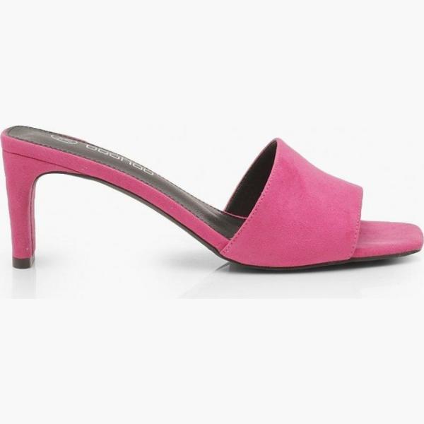 sandali con tacco Boohoo viola