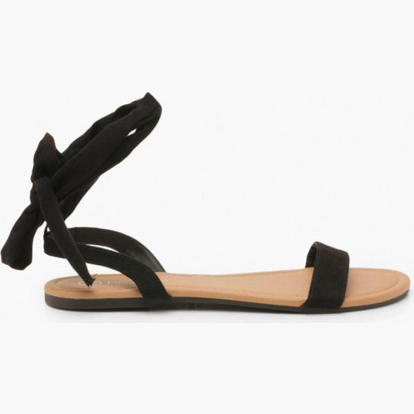 sandali Boohoo nero