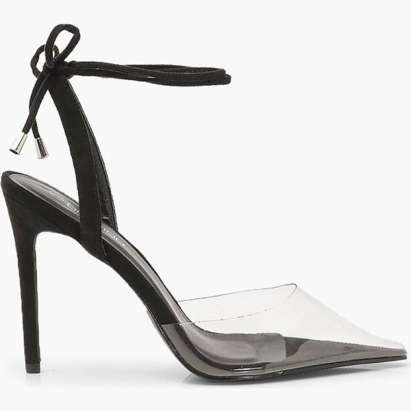 décolleté Boohoo nero