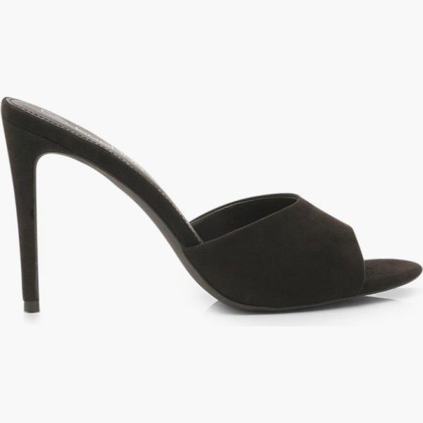 Stiletti con tacco Boohoo nero