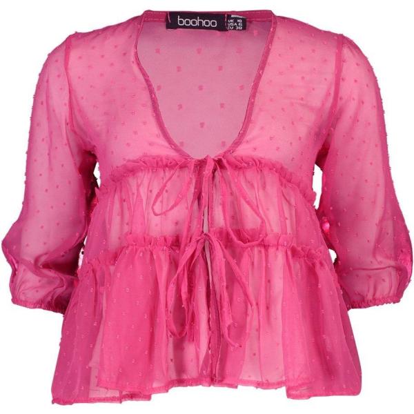 blusa Boohoo rosso