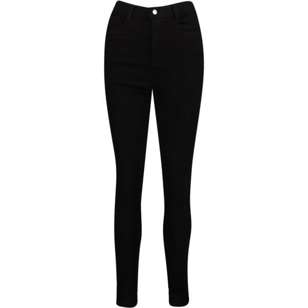 jeans skinny Boohoo nero a righe