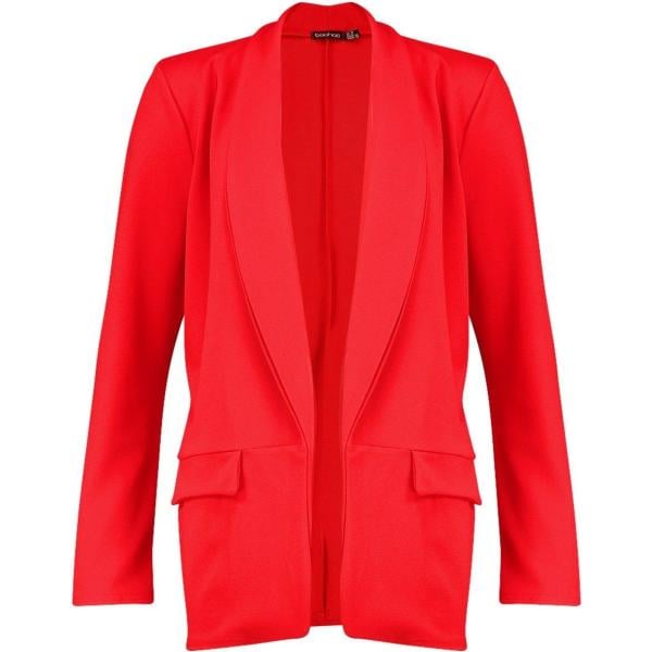 blazer Boohoo rosso