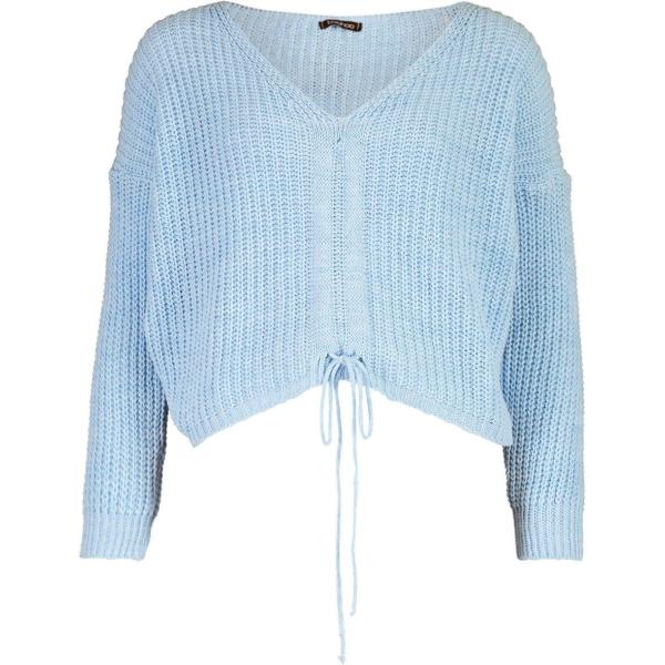 Pullover azzurro Boohoo blu