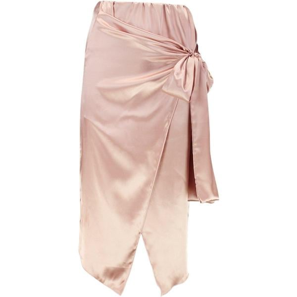 gonna longuette Boohoo grigio