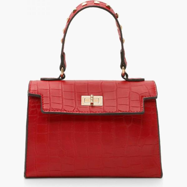 borsa tote Boohoo rosso