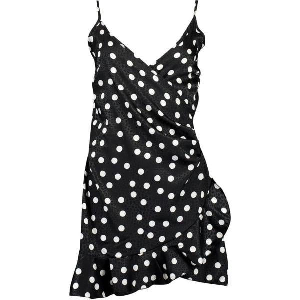 vestito corto Boohoo nero